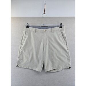 Tommy Bahama On Par IslandZone 8 Inch Stretch Shorts Mens 33 Chino Khaki